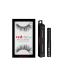 Set made of red cherry eyelash Brush adhesive eyelash glue transparent 5 g + red cherry black 100% real hair eyelashes to select via variants (217 trace + glue)