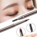 Maedack Eyebrow Pen - 1PCS Makeup Double Head Automatic Eyebrow Pencil Natural Waterproof Lasting Eyebrow Pen with Eyebrow Brush brown - Buy Online on GoSupps.com