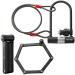 Electric Bike Bike Lock Set Triple Protection Via Velo 2022 New Heavy-Duty Hard Steel | 33.5Folding Lock | 11"Bicycle U Lock | 6FT Cable | for Electric Bike Fat Tire Scooter Folding Bike Adult Economic Deluxe locks