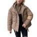 Down jacket women single -colored winter jacket Winter coat parka jacket outwear with hooded crossing jacket winter down coat jacket for ladies ladies coat elegant red coat ladies beige winter coffee xl