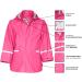 Playshoes Unisex Kid's Waterproof Raincoat 140 Pink | Windproof Rainwear - Buy Online on GoSupps.com