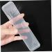 Exceart Transparent Toothbrush Case - Travel Storage Box for Toothbrush & Cutlery | Versatile White Plastic Travel Container - Buy Online on GoSupps.com