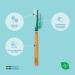TEPE Choice Soft Toothbrush - Forest Green Wooden Handle & 3 Brush Heads | Gentle Bristles for Plaque Removal - Eco-Friendly Dental Care - Buy Online on GoSupps.com