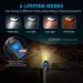 OceansEdge11 LED Bicycle Lights Set with Speedometer & Odometer - USB Rechargeable Front and Rear Headlight Tail Lights - Waterproof for Mountain & Road Bikes - Buy Online on GoSupps.com