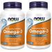 Now Omega-3 2000mg 100 Count (Pack of 2)