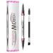 XIAOXIAOYU 2in1 Eyebrow Pen with Eyeliner Pencil Double Ended Eyebrow Pencil Waterproof 2in1 Eyebrow Pen Eyeliner Pencil Natural Looking Eyebrow Pencil for Travel Shopping 03