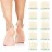 Sibba Heel Pads 10 Pcs Blister Cushions Waterproof Bunions Patch Self Sticky Patch Hydrocolloid Bandages Portable Bandage Pad Fit Foot Care Toe Grind Feet Travel Sport
