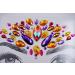 Festival Face Gems - Self-Adhesive Rhinestone Stickers for Halloween & Carnival | Fashion Jewelry for Pride Parties (Gold - Buy Online on GoSupps.com