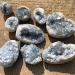 850g-1000g Natural Stones Blue Celestine Geode raw Crystals Clusters 1pc Chakra Reiki Balancing - Buy Online on GoSupps.com