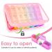Zoolion Weekly Pill Box 7 Day, 3 Times a Day with Large Compartments - Pink - Buy Online on GoSupps.com