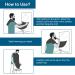 5 Pack Beard Apron Kit with Waterproof Trimming Catcher Cloth, Comb, 2 Suction Cups & Storage Bag for Men's Shaving and Grooming - Buy Online on GoSupps.com