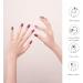 DANNI & TONI Semi Cured Gel Nail Polish Strips in Medium Violet Red - 28 Stickers | Salon-Quality Manicure Set - Buy Online on GoSupps.com