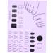 Silicone Nail Mat | Manicure Protector Mat for Nail Practice Nail Polish Coloring Practice Professional Nail Manicure Tools for Acrylic Fingernails - Buy Online on GoSupps.com