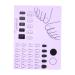 Mat | Nail Practice Manicure Protector Pad | Nail Manicure Tools Stamping Mat Nail Sticker Guide for Nail Sticker Printing Purple
