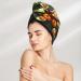 Healthy Coral Velvet Dry Hair Cap with Buttons - Anti Frizz for Curly Long & Thick Hair | International Shipping - Buy Online on GoSupps.com