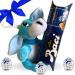 NARAMAKI NARAMAKI Naples Keyring Father's Day Gift - Tubino Baci Perugina 37.5g + Mini Donkey Tremolino Soft Toy 12cm - Gift for Him