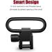 Braudel 1.25 Tri-Lock Sling Swivels - Heavy Duty Sling Attachment Mounts for Rifle/Shotgun - Quick Detachable - 2 PCS 1 Inch - Buy Online on GoSupps.com