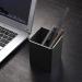 Large Capacity Desk Pen Holder Pencil Storage Box Metal Square Durable Pencil Case for School Office Stationery (Color : D) (D) - Buy Online on GoSupps.com