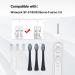 Toothbrush Heads Compatible with Waterpik Sonic Fusion 2.0 - 6 Pack in White/Black | International Shipping - Buy Online on GoSupps.com