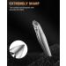FVION 2-in-1 Cuticle Nipper & Pusher with Pouch - Matt Silver | Portable Cuticle Trimmer Tool - Buy Online on GoSupps.com