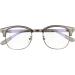 Blue Light Blocking Gaming Glasses - Anti Glare UV Protection - Retro Transparent Grey Eyewear for Men & Women - Buy Online on GoSupps.com