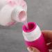 Gemice Portable Travel Bottle 4 Pack Silicone Travel Containers Set LeakProof Refillable Squeezable for Lotion Liquid Shampoos Soap and Toiletries (90ml) Purple - Buy Online on GoSupps.com