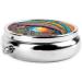 Colorful Abstract Mushroom Mandala Mini Round Pill Box 3 Compartment Pill Organizer for Travel Home & Office - Buy Online on GoSupps.com