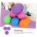 Gleavi 6 STK Yoga Ball Set - Self-Massage Peanut Roll & Fascia Ball for Fitness - Violet Lacrosse Massage Balls (12.1x6.1CM) - International Shipping Available - Buy Online on GoSupps.com