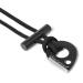 berleben Leicht Fire Starter - Necklace Ferro Rod - 5/16" (8mm) Thick Fire Steel - 12,000+ Strikes, Sparks Up to 5,500F/3000C - Survival Igniter with 550 Paracord Neck Lanyard & Multi-Tool Striker