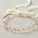 SWEETV Crystal Opal Leaf Bridal Headband for Wedding, Gold Hair Accessories - Buy Online on GoSupps.com