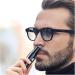 USB Electric Nose Hair Trimmer for Men - Rechargeable & Washable Nose & Ear Clipper (Blue) - International Shipping Available - Buy Online on GoSupps.com