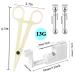 Tongue Piercing Kit - Professional Self Piercing Gun for Belly Button Navel Lip & Nipple | 13 Gauge Tools & Helix Jewelry - Safe & Easy at Home - Buy Online on GoSupps.com