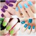 WOKOTO Solid Nail Wraps - 280 Pieces Nail Polish Stickers for Women, Full Nail Wraps Art Kit for Gel Polish Decals - Buy Online on GoSupps.com