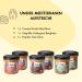 Nabio Cheese-Loving Box | 3 Vegetarian Spreads - Tomato Ricotta Basil Paprika Feta Olive & Grilled Aubergine Mountain Cheese (6 x 175g) - International Shipping Available - Buy Online on GoSupps.com