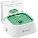 Lumoleaf water bowl for dogs without drooling 1l anti-schwapp Fressnapf Dog Spritz protection no spill leak-proof drinking snap car travel water dispenser for cats (green 1l)
