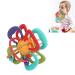 Manhattan Ball Plastic Cement Baby Teether - Lightweight Sensory Toy for Infant Teethers - Buy Online on GoSupps.com