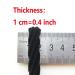 RN BEAUTY 100 PCS Cotton Hair Ties - High Elastic Seamless Hair Bands with Pattern Texture - 10 Mixed Colors Traceless Ponytail Holder - 2 inch Diameter - No Damage Hair Rings for Women - Buy Online on GoSupps.com