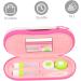 JECOMPRIS Double-Lodged Glasses Case & Sunglasses Case - Stylish Travel Accessories with Mirror Tweezers and Contact Lens Solution Holder - Buy Online on GoSupps.com