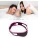 Adjustable Breathable Nylon Snoring Head Band for Men & Women - Comfortable Mouth-Closing Red & Black - Buy Online on GoSupps.com