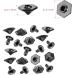 NUOBESTY Undercap 30pcs Rivet Decor Alloy Bag Metal Studs for Shoes Jean Buttons Diy Craft Accessories Bags Diamond Screws - Buy Online on GoSupps.com