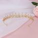 Hapdoo Elegant Princess Crown - Lightweight Small Tiara for Women, Girls - Prom Queen, Birthday, Wedding, Bachelorette Party Tiara - Buy Online on GoSupps.com