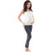 Purpless Maternity Over Bump Support Joggers 1307 Navy Melange - Comfortable Pregnancy Trousers for Women - Buy Online on GoSupps.com