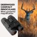 Deerwood Compact Binoculars for Adults - Powerful Magnification, Lightweight Bird Watching and Hunting Binoculars - Buy Online on GoSupps.com