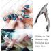 Stainless Steel Acrylic Nail Tips Clipper Cutter - Professional False Nails Trimmer for Manicure/Pedicure - Nail Art DIY Tool (Silver) - Buy Online on GoSupps.com