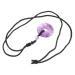 Clispeed 2st necklace with safety buckle amethyst necklace for women necklace for men trailer for men for men necklace made of crystal coins.