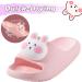 DRECAGE Kids Flip-Flops | Girls & Boys Soft Slide-Resistant Bathing Sandals - Pink Bunny Summer Slippers (EU Sizes 23-33) - Buy Online on GoSupps.com