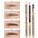 Baluue 2pcs Eyebrow Pen with Brush Eyebrow Pencil Long Lasting Waterproof Eyebrow Makeup Dark Coffee #3 1 count (Pack of 1) Caf Escuro 3 - Buy Online on GoSupps.com