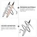 Beaupretty Lot de 2 Stylos Eyeliner Auto-adh sifs Waterproof Taille Fine Couleur Rose Dor Perl Strass pour Maquillage Longue Tenue Yeux R sistants la Transpiration Accessoires couleur assortie - Buy Online on GoSupps.com