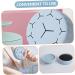 Garneck Makeup Brush Cleaning Box Makeup Sponge Cleaners Silicon Makeup Brush Mat Silicone Makeup Tool Cleaner Makeup Cleaning Mat Brush Cleaners Cosmetic Silica Gel Makeup Pad Make up 7.9X5.25X4.9CM Blue - Buy Online on GoSupps.com