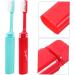 Buy Gatuida 2 Pack Travel Toothbrushes for Kids | Rubber Hanging Design | Perfect for Camping & Outdoor Use - Buy Online on GoSupps.com